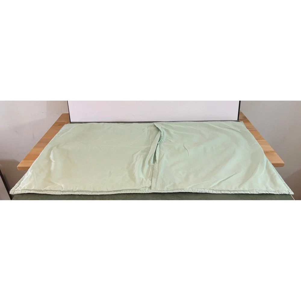 Madison Park Quilted Floral Pillow Shams Set of 2 Yellow Teal Sage Green Cotton